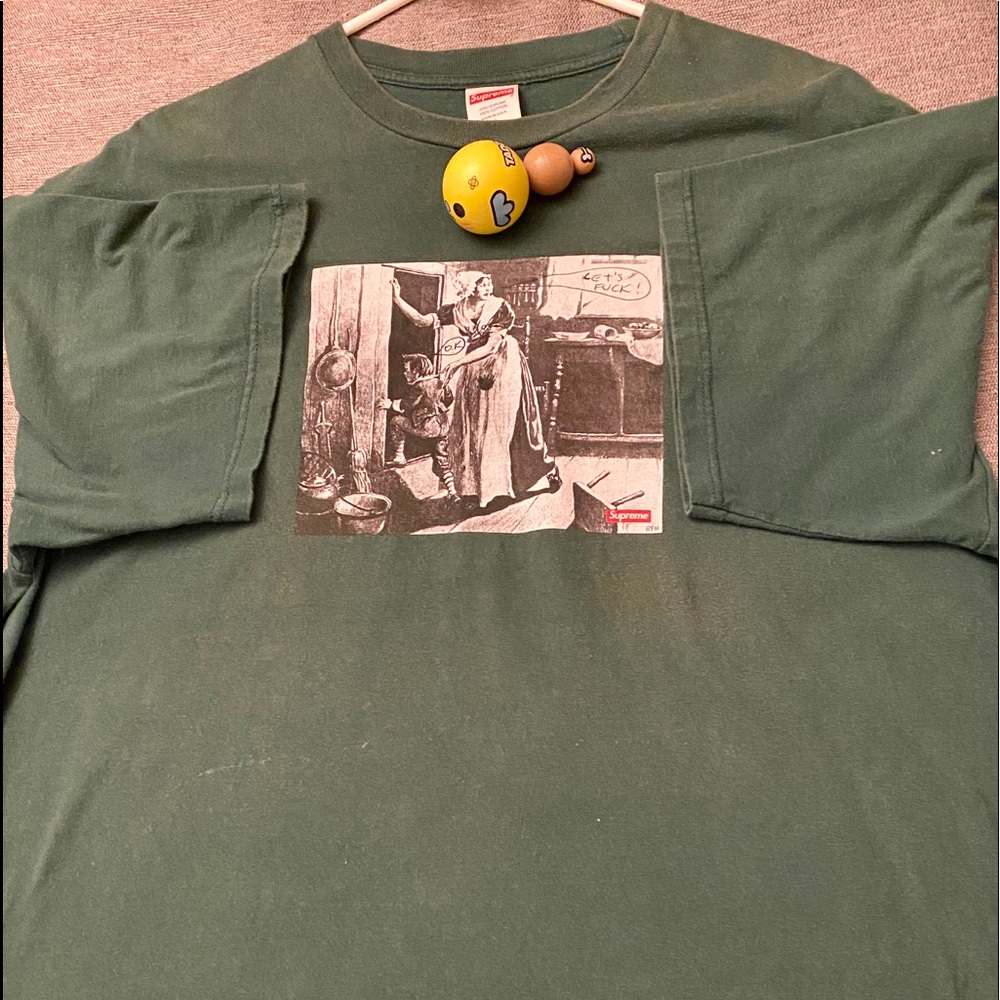Supreme x Mike Kelley “hiding from Indians” Green